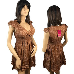 NWT Candies Trendy Open Front Dress M